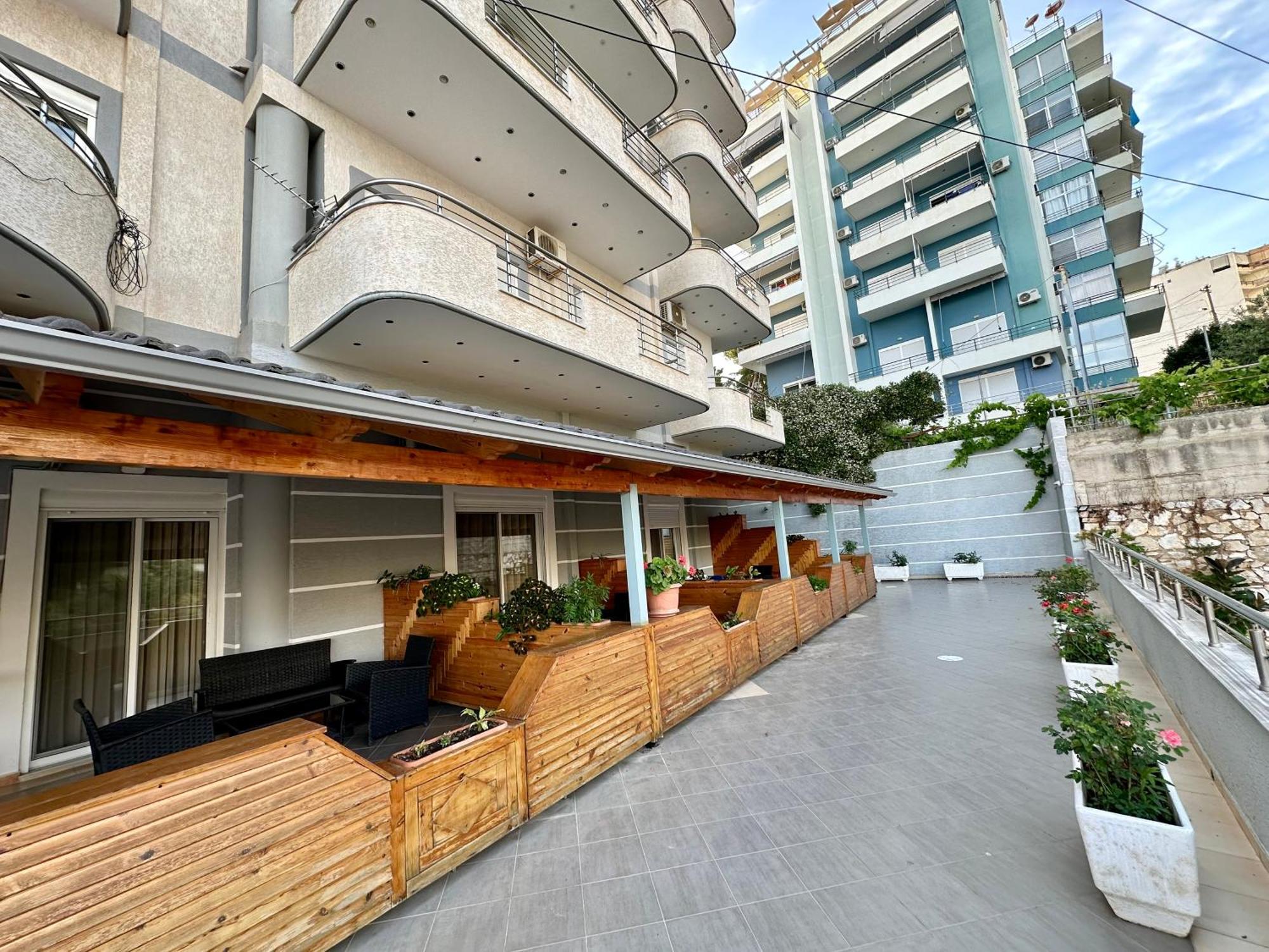 Aqua Apartments Seaview Σαράντα Εξωτερικό φωτογραφία